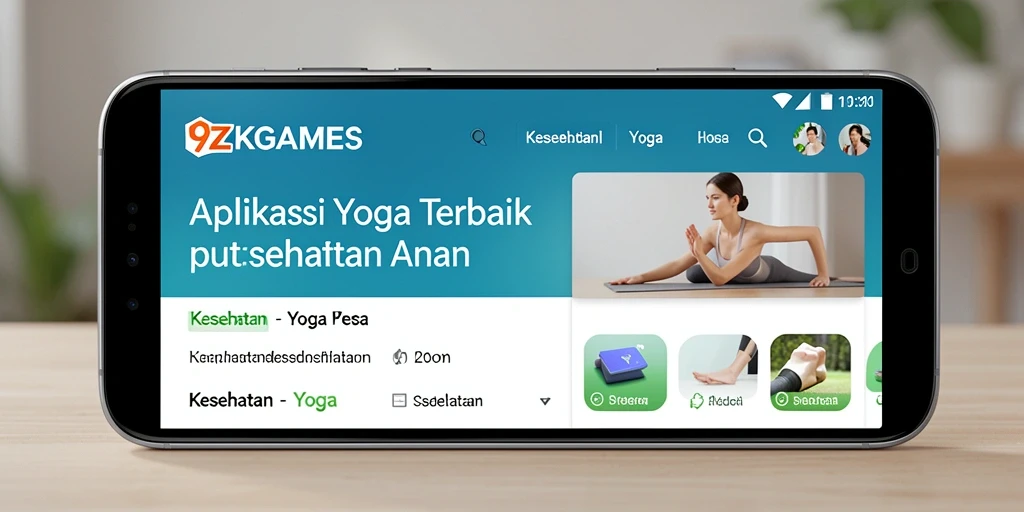 Tampilan antarmuka aplikasi 9ZKGAMES yang menarik dan fungsional.