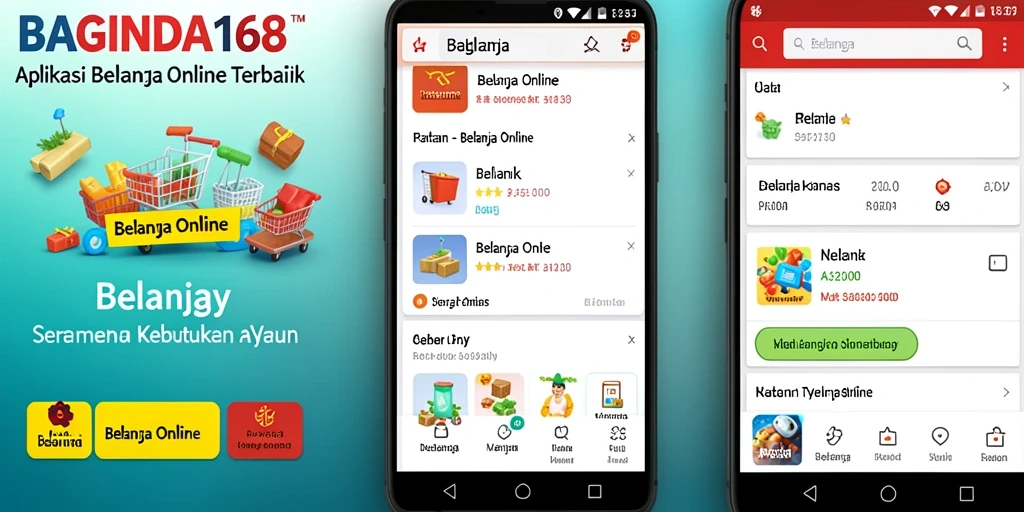Tampilan antarmuka utama BAGINDA168 yang menarik untuk Belanja Online.