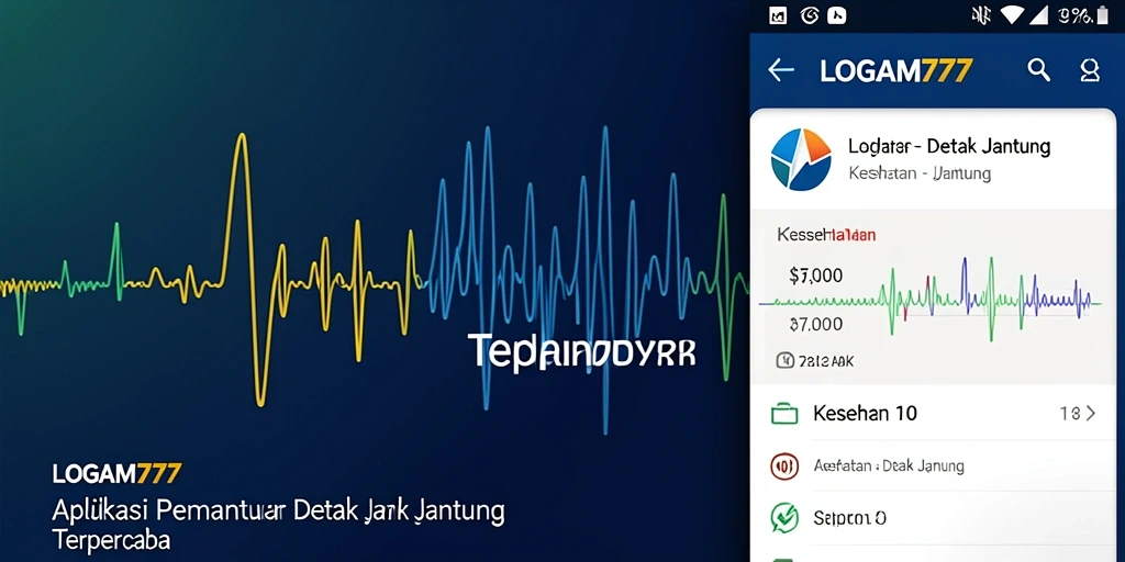 Tampilan antarmuka aplikasi LOGAM777 yang sederhana dan informatif.