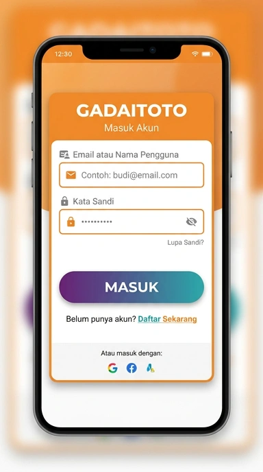 Masuk Akun gadaitoto untuk Pengguna Android